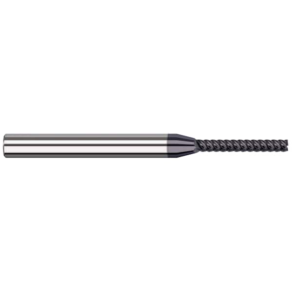 End Mill for Exotic Alloys - Square, 0.0470" (3/64), Length of Cut: 21/64"